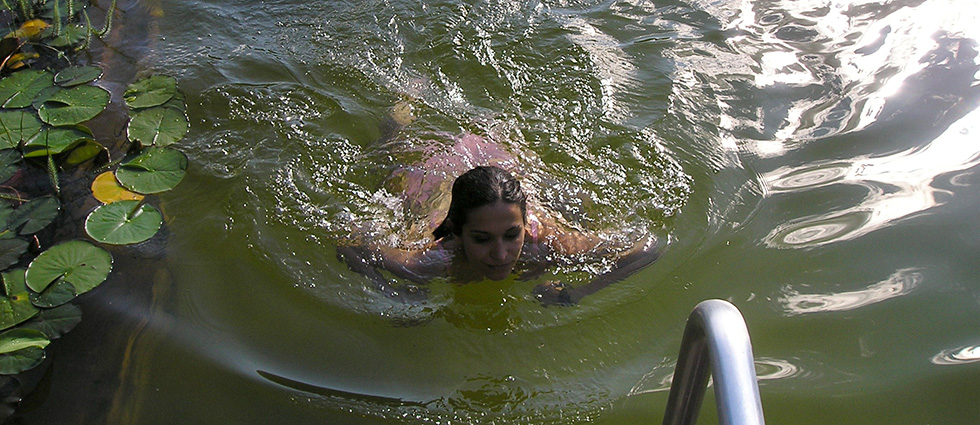 refresh yourself in the natural pond