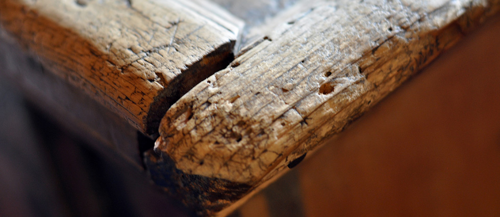 Detail of a peasant chest